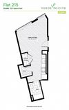 Flat 215 Floorplan Flat 215 Floorplan at Verde Pointe